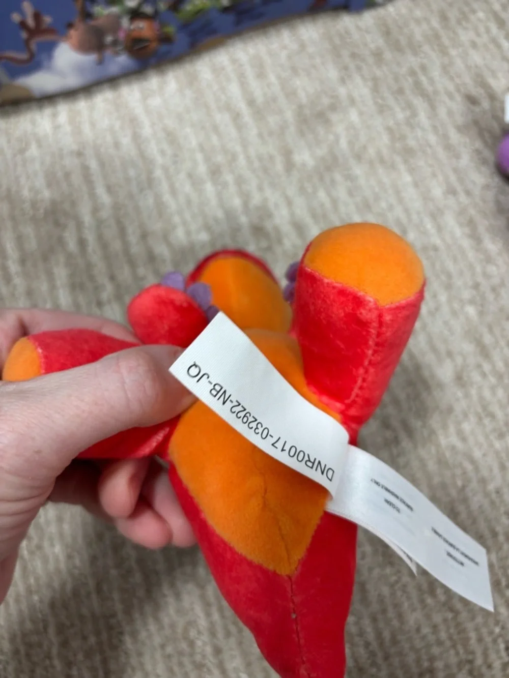 DINO RANCH 7" PLUSH DINOSAUR, BLITZ - Picture 4 of 4